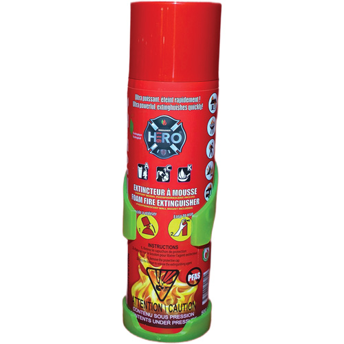 Hero 911 PFAS-Free Fire Extinguisher, ACK, 500 ml Capacity Auto Electric Service Ltd.