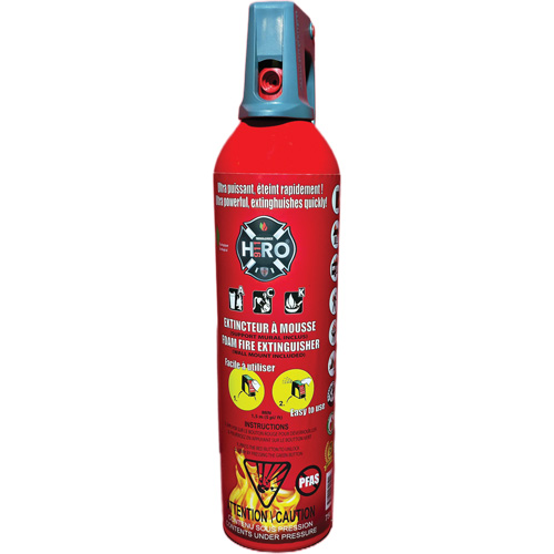 Extincteur Hero 911 sans PFAS, ACK, Capacit&eacute; 750 ml Auto Electric Service Ltd.