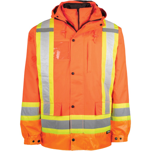 High-Visibility 7-in-1 Jacket, Polyester, High Visibility Orange, 4X-Large Auto Electric Service Ltd.