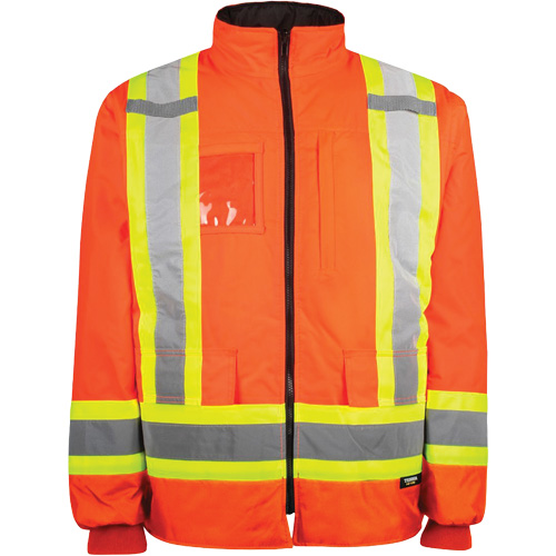 High-Visibility 7-in-1 Jacket, Polyester, High Visibility Orange, 4X-Large Auto Electric Service Ltd.