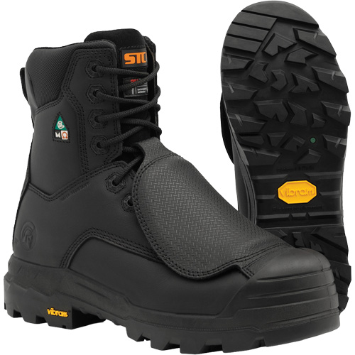 Bottes de travail Vulcan avec protecteur m&eacute;tatarsien &agrave; l'ext&eacute;rieur, Cuir, Taille 5, Imperm&eacute;able Auto Electric Service Ltd.