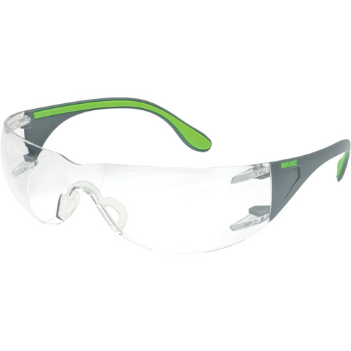 Lunettes de s&eacute;curit&eacute; gris/vert Adapt Lite, Lentille Transparent, Antibu&eacute;e/Anti-&eacute;gratignures, ANSI Z87+/R&eacute;pond ou surpasse la norme CSA Z94.3 Auto Electric Service Ltd.