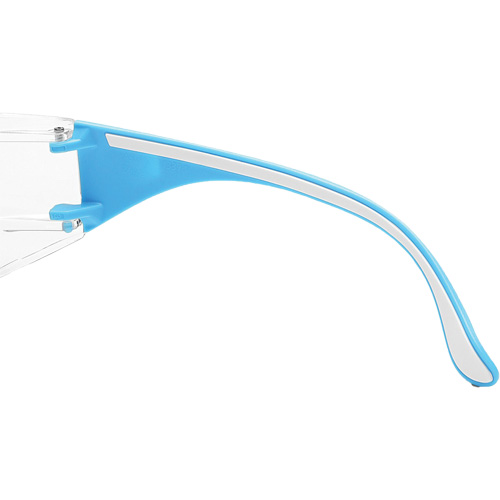 Lunettes de s&eacute;curit&eacute; bleu/blanc Adapt Lite, Lentille Transparent, Antibu&eacute;e/Anti-&eacute;gratignures, ANSI Z87+/R&eacute;pond ou surpasse la norme CSA Z94.3 Auto Electric Service Ltd.