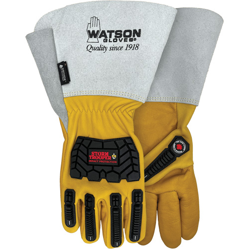 Storm Trooper Water-Resistant Gloves, Small, Cowhide Palm, Gauntlet Cuff Auto Electric Service Ltd.