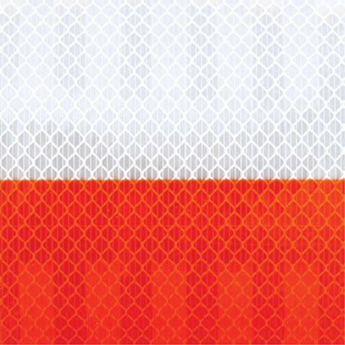 High Intensity Grade Flexible Work Zone Sheeting 382VHIP, 5" W x 150' L, Orange and White Auto Electric Service Ltd.