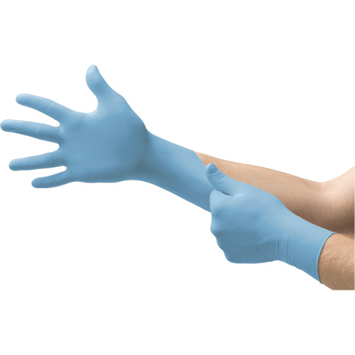 Gants jetables Vesatility 92-134 MICROFLEX, 10/9,5/T-Grand, Nitrile, 2,76-mil/3,94-mil, Sans poudre, Bleu, Classe 2 Auto Electric Service Ltd.