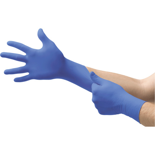 Gants jetables N21 MICROFLEX, 10/9,5/T-Grand, Nitrile, 4,7 mils/5,5-mil, Sans poudre, Cobalt, Classe 2 Auto Electric Service Ltd.