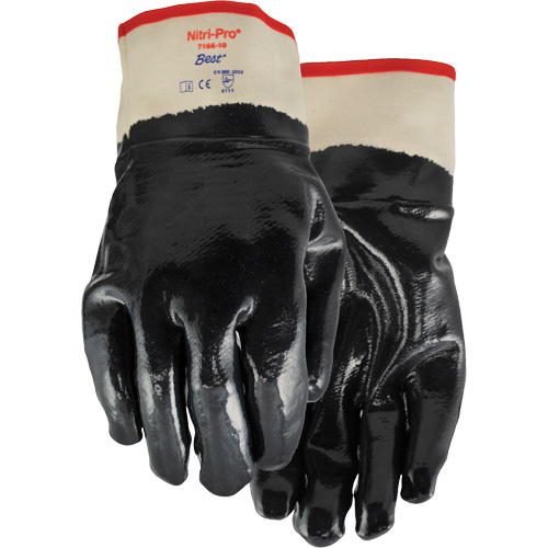 Nitri-Pro&reg; Coated Gloves, 9/Large, Nitrile Coating, Jersey/Cotton Shell Auto Electric Service Ltd.