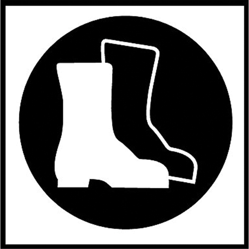 Right to Know Pictogram Labels -Boots, Vinyl, Sheet, 5/8" L x 3/4" W Auto Electric Service Ltd.