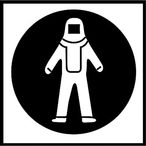 &eacute;tiquettes avec pictogramme Right to Know - Combinaison pleine protection, Vinyle, Feuille, 5/8" lo x 3/4" la Auto Electric Service Ltd.