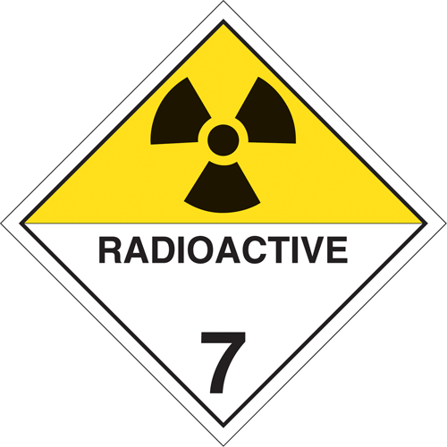 Radioactive Materials TDG Placard, Tagboard Auto Electric Service Ltd.