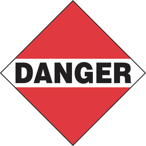 Danger Mixed Load TDG Placard, Tagboard Auto Electric Service Ltd.