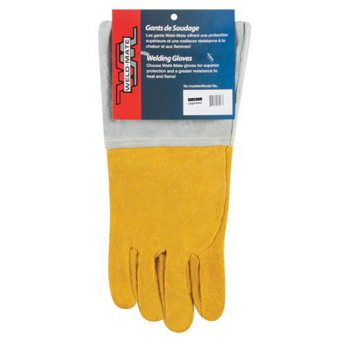 Gants de soudage TIG &agrave; ajustement sup&eacute;rieur, Cuir de daim refendu, Taille Grand Auto Electric Service Ltd.