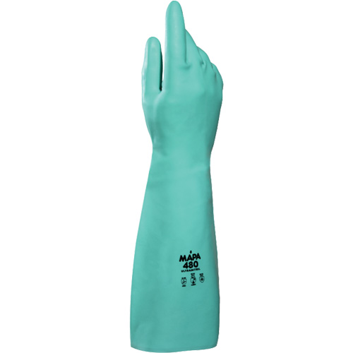 Ultranil 480 Z-Pattern Grip Gloves, Size Small/7, 18" L, Nitrile, 22-mil Auto Electric Service Ltd.