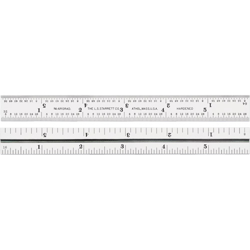 Junior Combination Squares, 6" L, 8/100" Graduations, Steel, Satin Auto Electric Service Ltd.