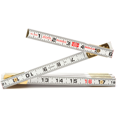 R&egrave;gle de maçon Red End, 6' lo, Bois, Graduations de 1/16" Auto Electric Service Ltd.