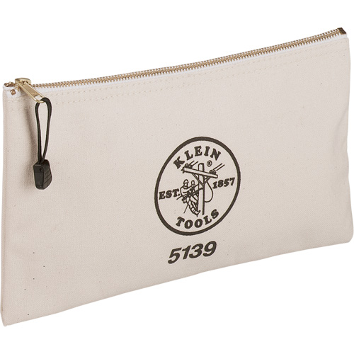 Pochette pour outils avec fermeture &agrave; glissi&egrave;re, Toile, 1 pochettes, Beige Auto Electric Service Ltd.