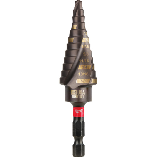 Foret &eacute;tag&eacute; #4 Shockwave Impact Duty, 3/16" - 7/8", Incr&eacute;ments de 1/16", Titane Auto Electric Service Ltd.