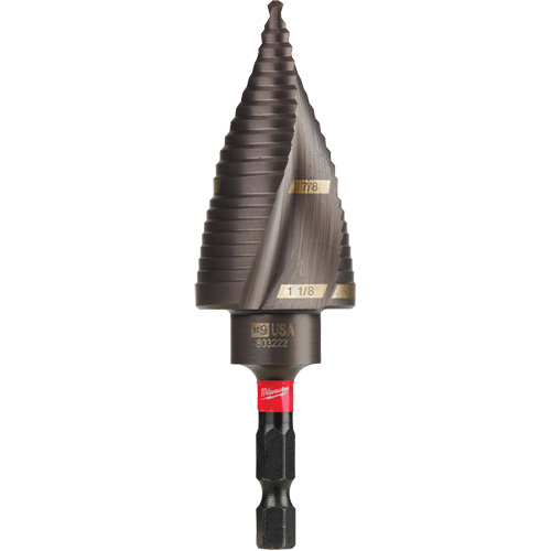 Foret &eacute;tag&eacute; #9 Shockwave Impact Duty, 7/8" - 1-1/8", Incr&eacute;ments de 1/4", Titane Auto Electric Service Ltd.