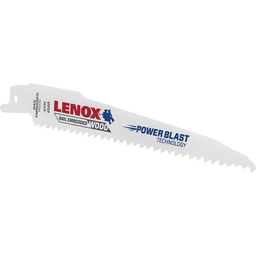 Reciprocating Wood Saw Blade, Bi-Metal, 6 TPI, 6" L x 3/4" W Auto Electric Service Ltd.