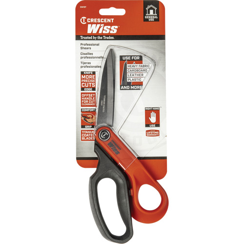 Cisaille pour ouvrier professionnel, 10", Poign&eacute;e Anneaux Auto Electric Service Ltd.