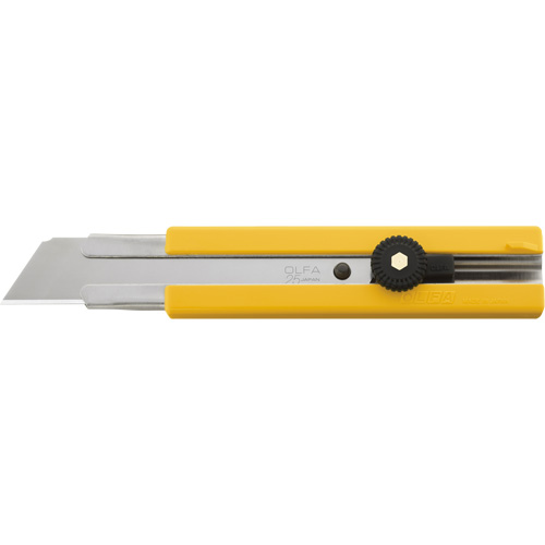 Rubber Inset Utility Knife with Solid Blade, 25 mm, Stainless Steel Blade Auto Electric Service Ltd.