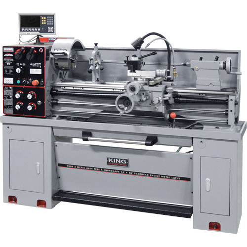 Metal Lathe/Taper Attachment & DRO, 75" L x 32" W x 53" H Auto Electric Service Ltd.
