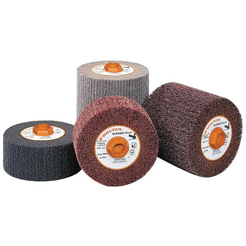 Blendex Surface Conditioning Drum, 4-1/2" Dia. x 2" W, 5/8"-11 Arbor, Coarse Grit Auto Electric Service Ltd.