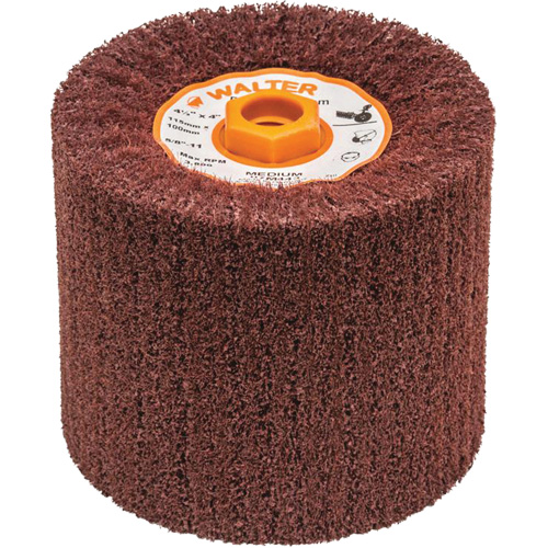 Tambour de conditionnement de surface Blendex, 4-1/2" dia. x 4" la, 5/8"-11 Arbre, Grain Moyen Auto Electric Service Ltd.