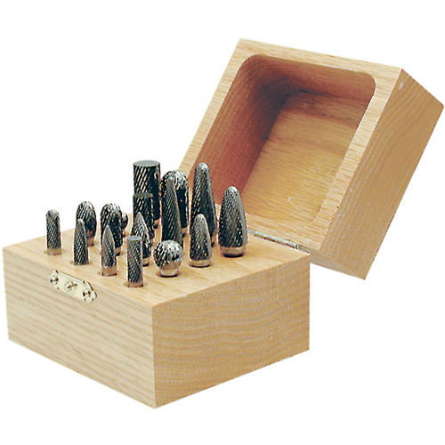 Jeu de fraises au carbure CBK-16 dans un coffret en bois, 16 morcea Auto Electric Service Ltd.