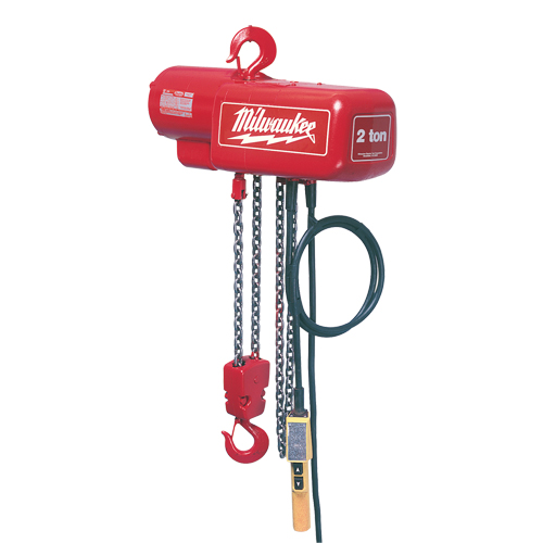 Electric Chain Hoist, 20' Lift, 4000 lbs. (2 tons) Capacity, 8 FPM Auto Electric Service Ltd.