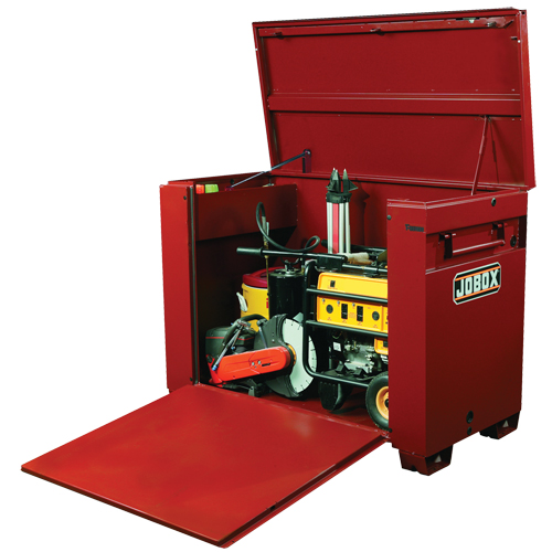 Coffre grande capacit&eacute; avec panneau frontal ouvrant, 60" x 31" x 45", Acier, Rouge Auto Electric Service Ltd.