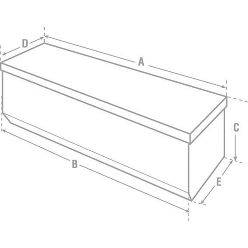 Heavy-Duty Truck Chest, 20-1/4" x 58-1/2" x 19", Steel, Beige/Black/Blue/Brown/Green/Grey/Orange/Red/Silver/Tan/Yellow Auto Electric Service Ltd.