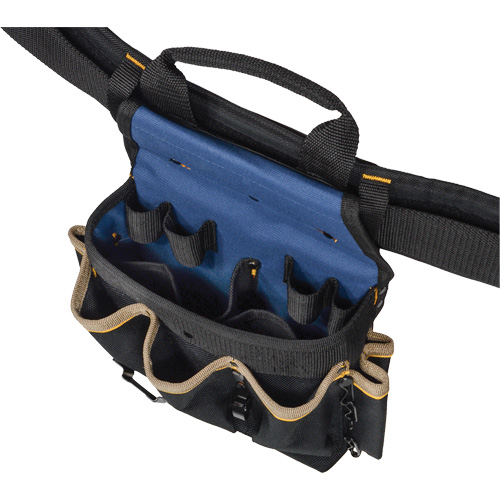 Combin&eacute;s de ceinture &agrave; outils &agrave; 20 pochettes, Polyester, Noir Auto Electric Service Ltd.
