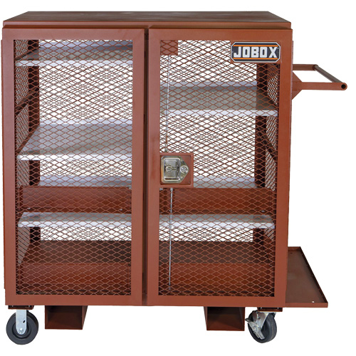 Mobile Mesh Cabinet, Steel, 37 Cubic Feet, Red Auto Electric Service Ltd.