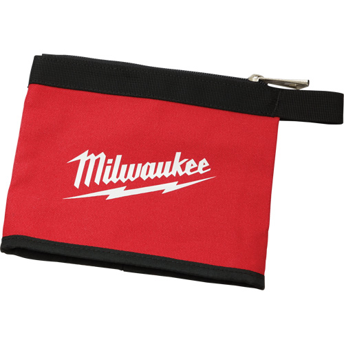 Multi-Size Zipper Pouches - Set of 3, Canvas, 3 Pockets, Black/Red Auto Electric Service Ltd.