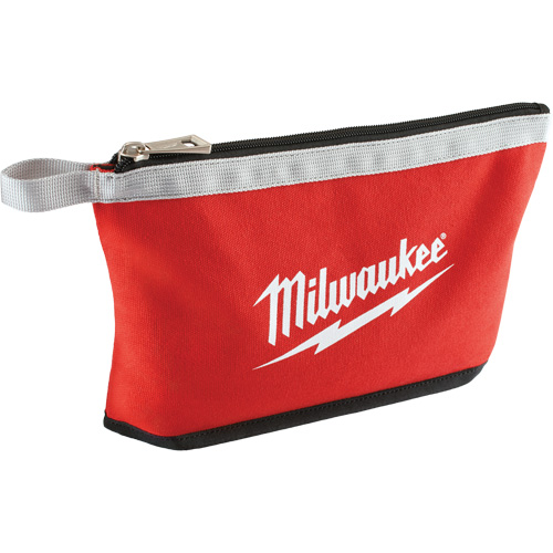 Coloured Zippered Pouches - Set of 3, Canvas, 3 Pockets, Black/Red Auto Electric Service Ltd.