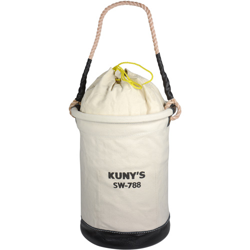 Sac &agrave; outils avec sommet style parachute, 11-1/2" lo x 11-1/2" la x 16" h, Toile, Beige Auto Electric Service Ltd.