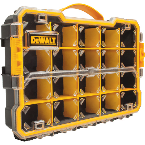 Compartment Pro Organizer, 11" W x 17-5/8" D x 2-7/8" H, Black/Yellow Auto Electric Service Ltd.