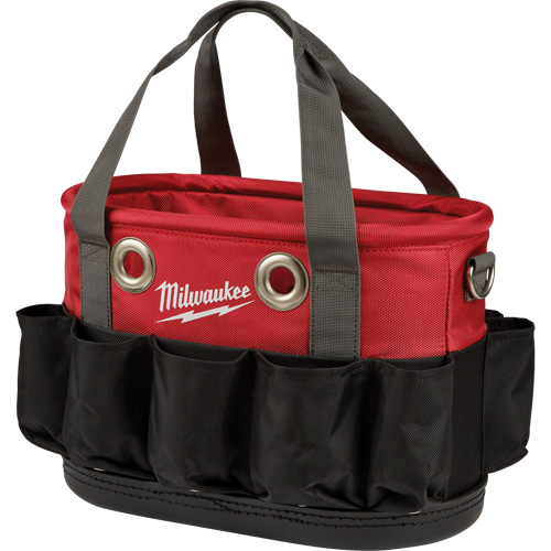 Sac ovale utilitaire, Nylon balistique, 24 pochettes, Noir/Rouge Auto Electric Service Ltd.