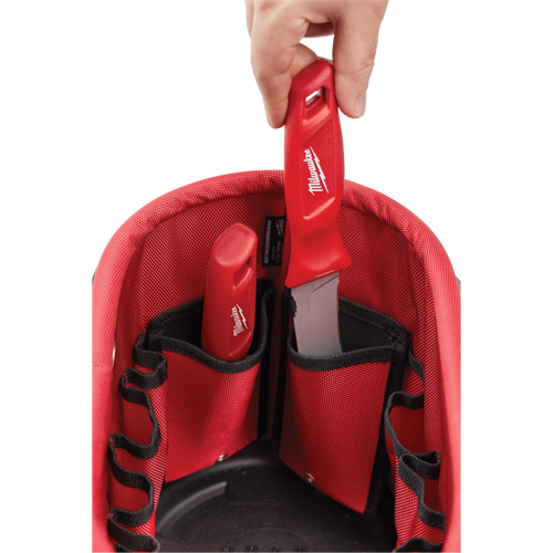 Sac ovale utilitaire, Nylon balistique, 24 pochettes, Noir/Rouge Auto Electric Service Ltd.