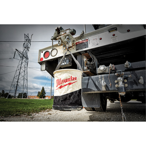 Seau &agrave; outils tout usage, 11-4/5" lo x 11-4/5" la x 14-3/5" h, Toile, Beige/Noir Auto Electric Service Ltd.