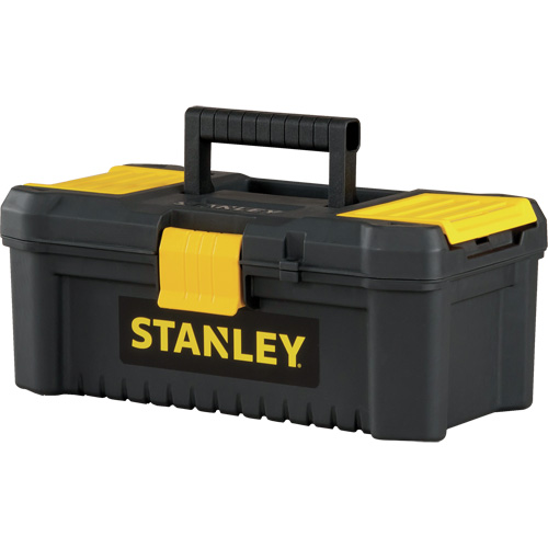 Coffre &agrave; outils avec plateau Essential, 12-1/2" la x 7-3/8" p x 5-1/8" h, Noir/Jaune Auto Electric Service Ltd.
