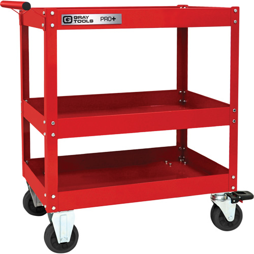 PRO+ Series Heavy-Duty Utility Cart, 3 Tiers, 30-1/5" x 38-1/3" x 19-1/2" Auto Electric Service Ltd.