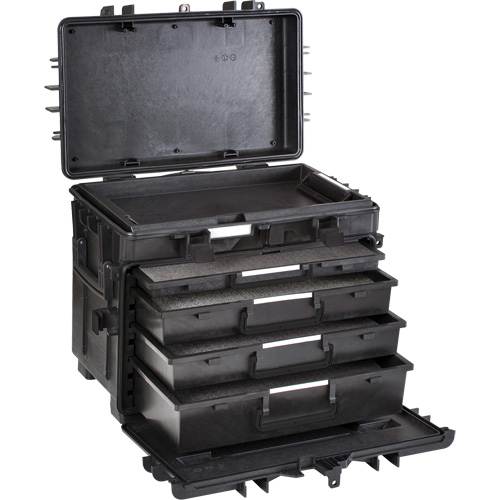 Mobile Tool Chest With Drawers, 6 Drawers, 22-4/5" W x 15" D x 18" H, Black Auto Electric Service Ltd.
