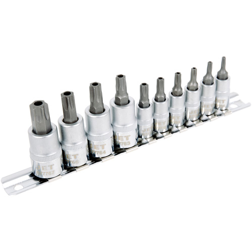 SS1438-10TB 10-Piece 1/4" & 3/8" Drive Tamperproof TORX&reg; Bit Socket Set Auto Electric Service Ltd.