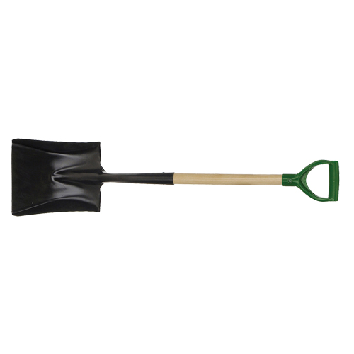 Square Point Shovel, Wood, Tempered Steel Blade, D-Grip Handle, 29" Long Auto Electric Service Ltd.