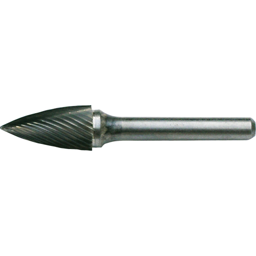 CLEVELAND Solid Carbide Burrs - Tree Shape Pointed End, SG-41, 1/8" Dia., 1/8" Shank, 1/4" Depth of Cut Auto Electric Service Ltd.