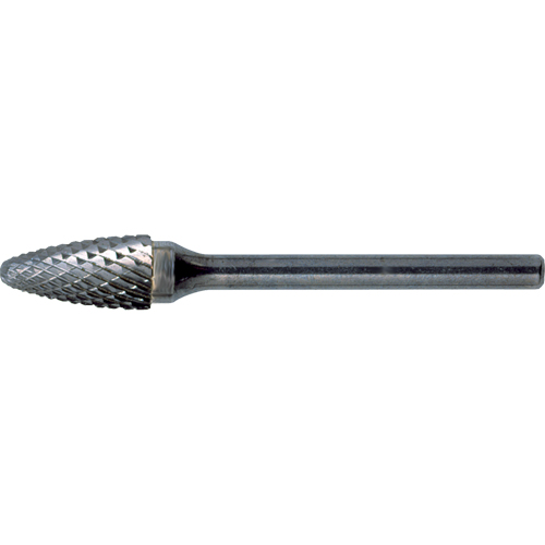 CLEVELAND Solid Carbide Burrs - Tree Shape with Ball Nose, SF-1, 1/4" Dia., 5/8" Depth of Cut Auto Electric Service Ltd.