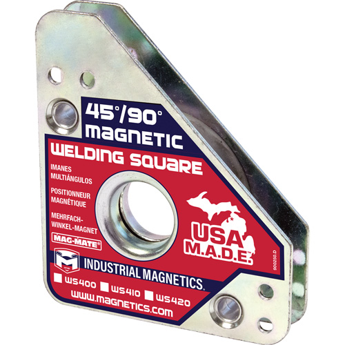 Magnetic Welding Squares, 3-3/4" L x 3/4" W x 4-3/8" H, 75 lbs. Auto Electric Service Ltd.